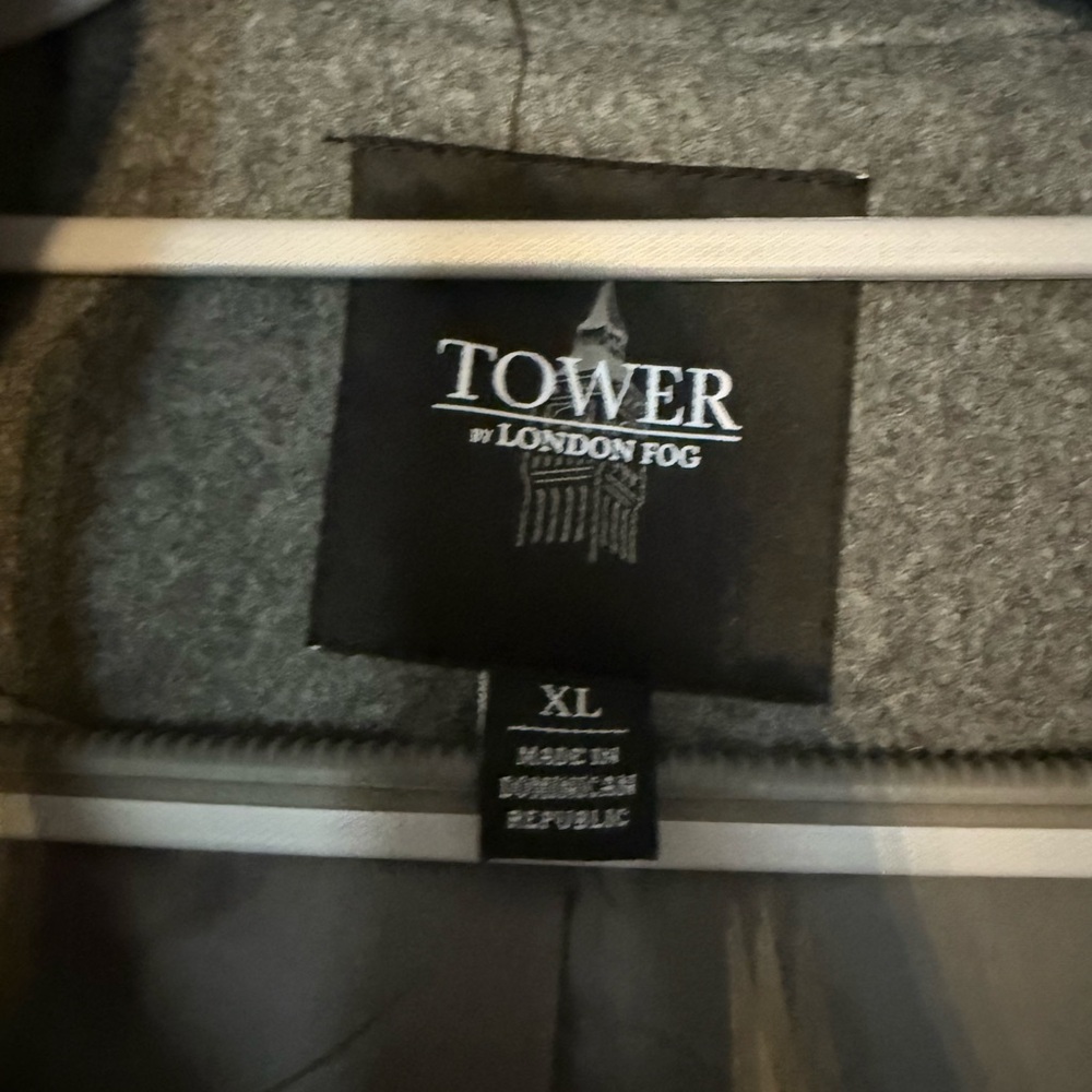 Tower by London Fog Women’s Grey Wool Coat - Picture 5 of 9